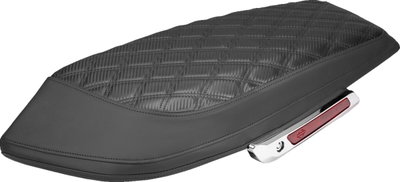 COVER SADDLEBAG CF LS BLK STIT