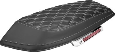 COVER SADDLEBAG CF LS WHT STIT