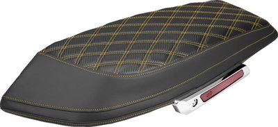 COVER SADDLEBAG CF LS GLD STIT