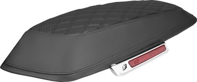 COVER SADDLEBAG CF LS BLK STIT