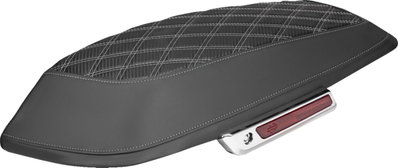 COVER SADDLEBAG CF LS SLV STIT