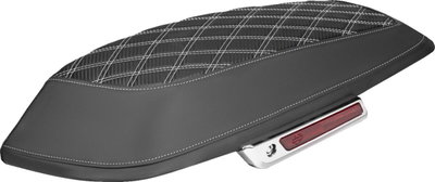 COVER SADDLEBAG CF LS WHT STIT
