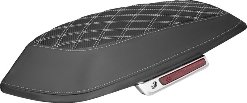 COVER SADDLEBAG CF LS WHT STIT