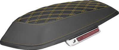 COVER SADDLEBAG CF LS GLD STIT