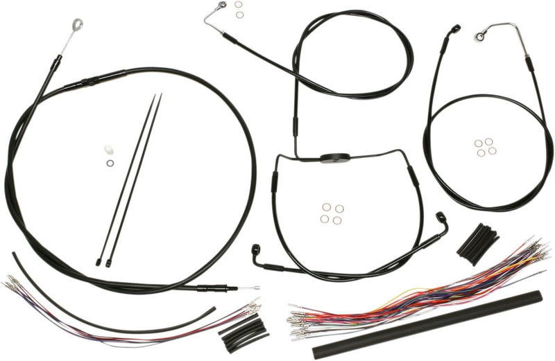 CONTROL CABLE KIT XR BLK