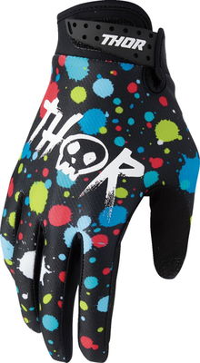 GLOVES YTH LAUNCHMODE SPLAT BL