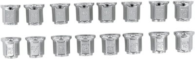 LUG NUT CHR 12MM FLAT 16P