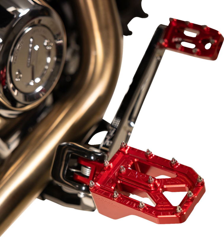 FOOTPEGS AGGRESSOR RED