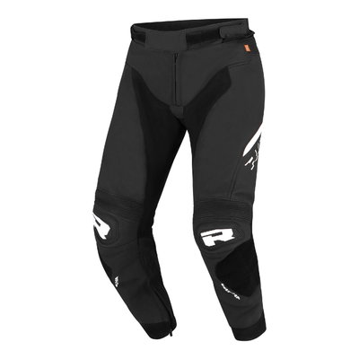 STRADALE EVO LEATHER TROUSERS WOMEN black/white 34