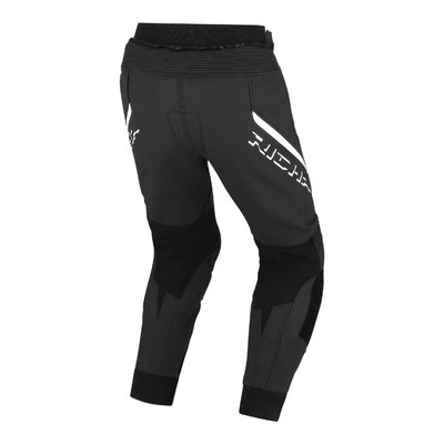 STRADALE LEATHER TROUSERS black/white 52