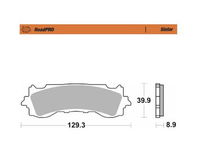 BRAKE PAD SINTER FRONT
