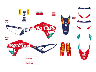 GRAPHIC KIT REP HRC 25 CRF250-