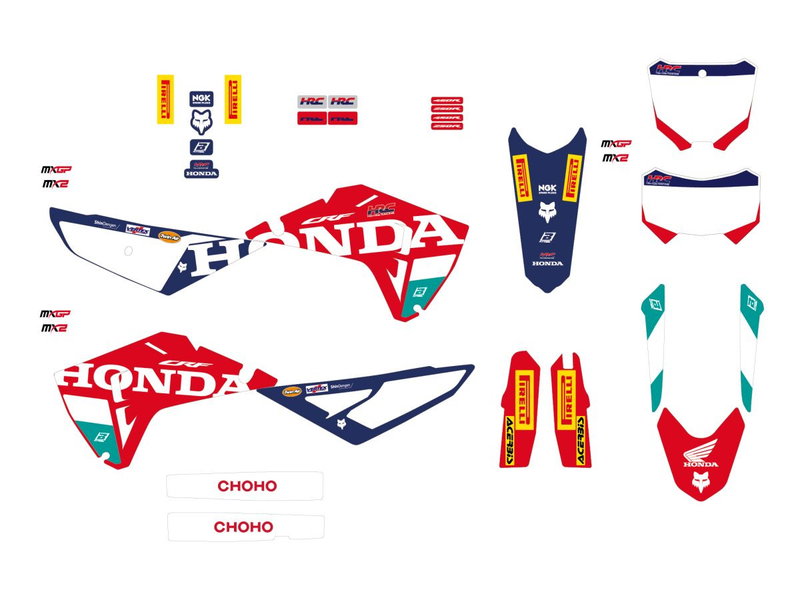 GRAPHIC KIT REP HRC 25 CRF250-