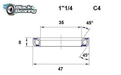 HB 35X47X8MM 45 /45