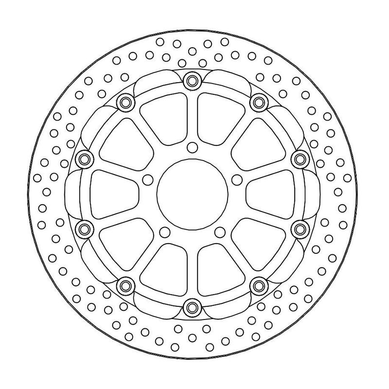BRAKE DISC HALO RACE FRONT GSX
