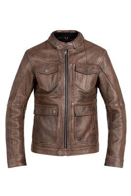 JACKET DRIFTER LEATHER BROWN 3