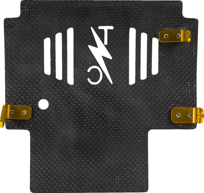 PLATE SKID CARBON FORGED W/GOL