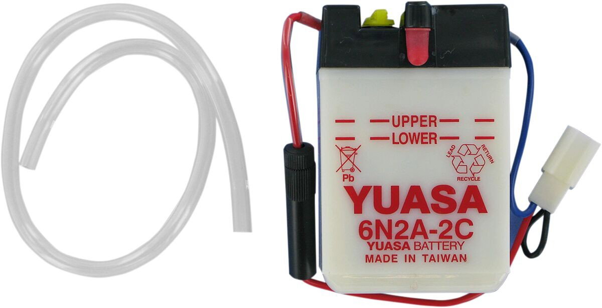 BATTERY YUASA 6-VOLT DRY 6N2A-