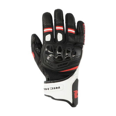 STRADALE STEALTH GLOVES RÖD/VIT S