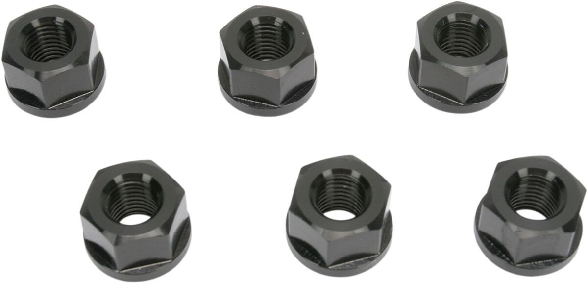 SPRKT NUT ALUM 10MM BLK