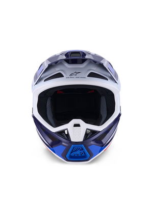 HELMET SM7 RISE BLUE/WHITE 2X