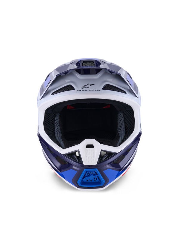 HELMET SM7 RISE BLUE/WHITE 2X