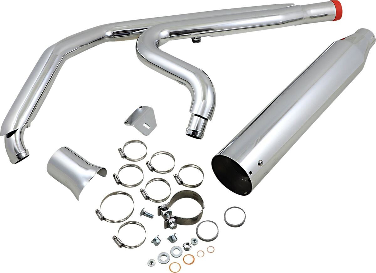 EXHAUST 2:1 M8 FL CHRM