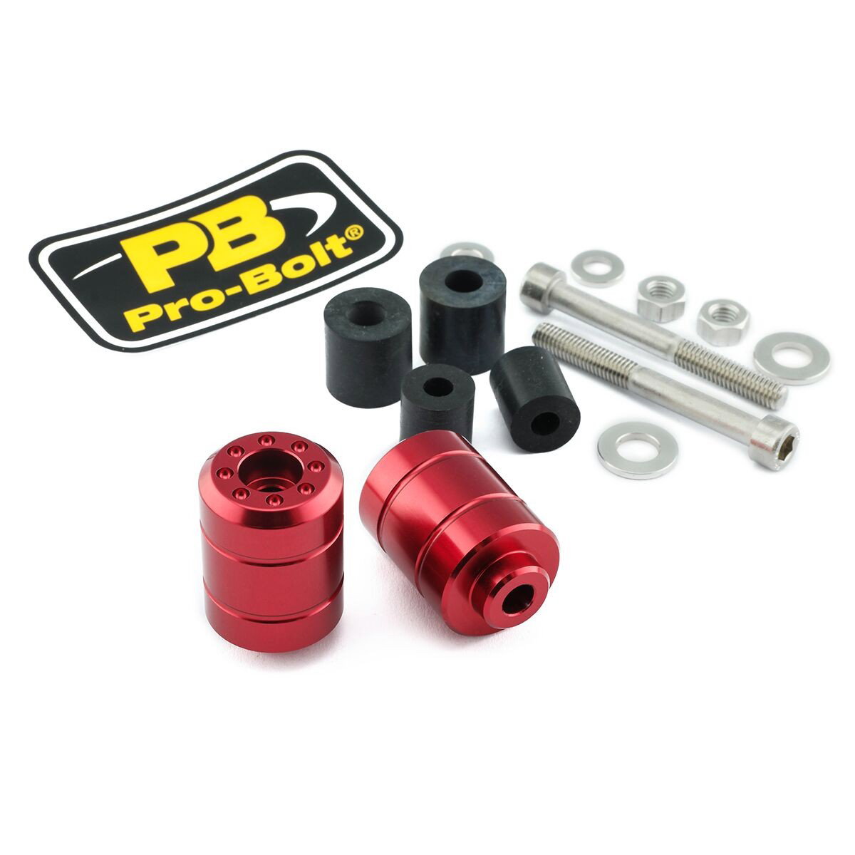 BAR END SM UNI RED