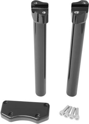 RISER BUFF W/CLAMP 12 BK
