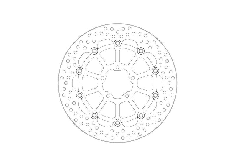 BRAKE DISC HALO FLOAT FT
