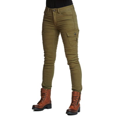 Sweep Trixie dam mc jeans, olive, W25 L30