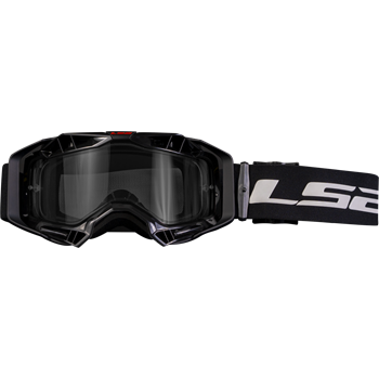GOGGLE LS2 AURA ENDURO SERIES KLAR LINS Onesize Svart