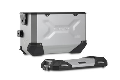 TRAX ADV aluminium case system Silver. 45/37L. Triumph Tiger 900/GT/Rally/Pro.