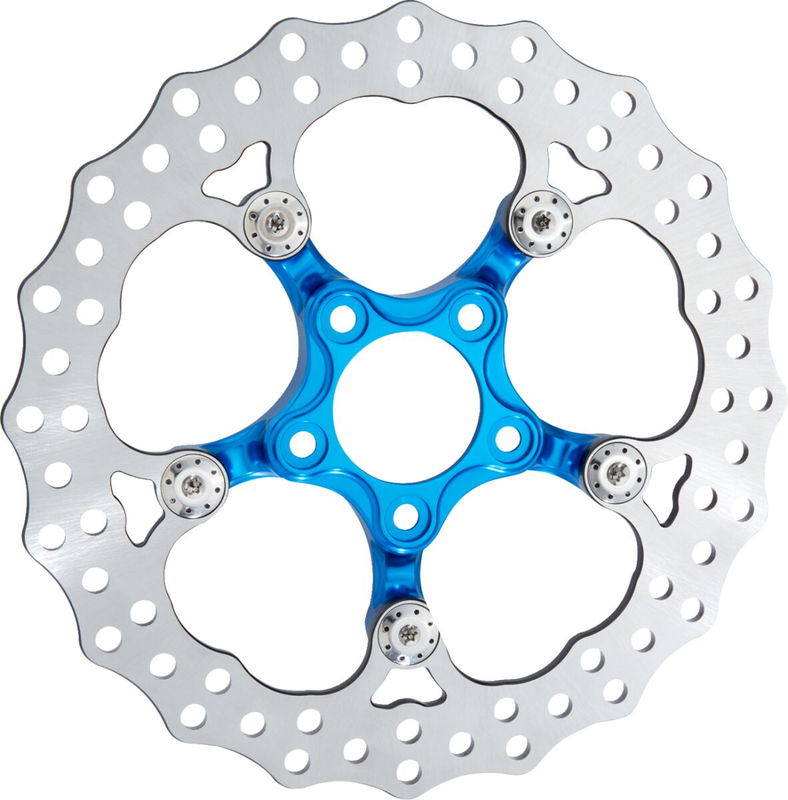 ROTOR FRONT SPIDER 320MM BLUE