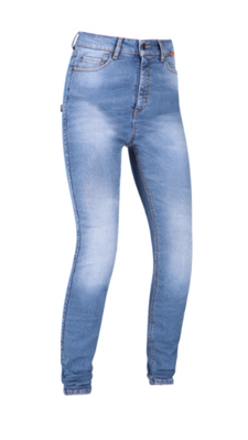 SECOND SKIN JEANS WOMEN SHORT BLÅ 52