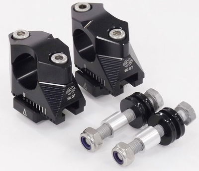 2DGT ADJUSTABLE HANDLEBAR RISERS UNIVERSAL ABK-12