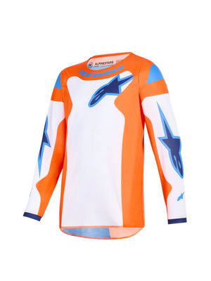 JERSEY YTH FLUID GRID ORAN/BLU