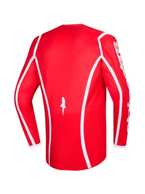 JERSEY FLUID APEX RED/WHITE XL