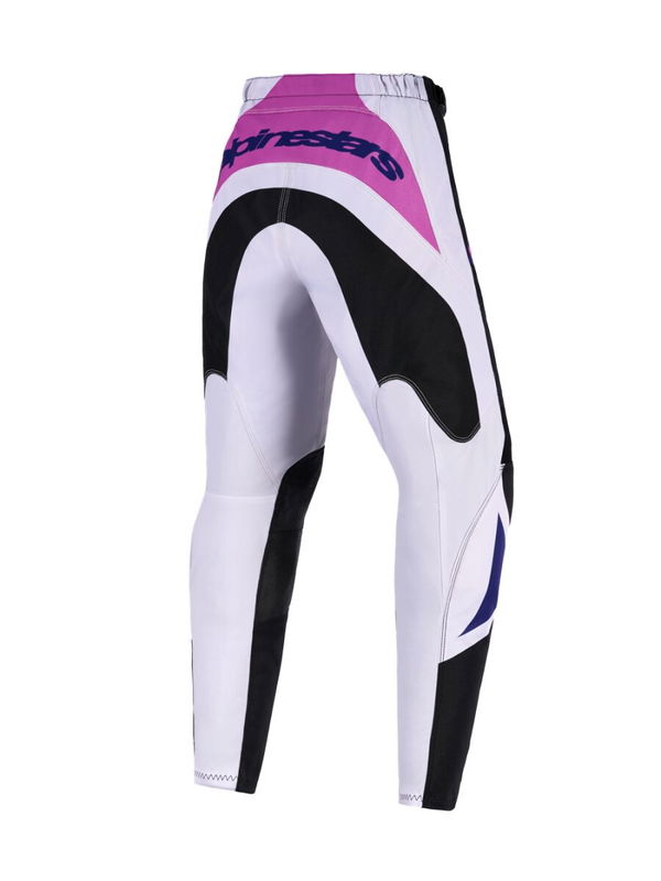 PANT YTH FLUID GRID BLK/GY/PU