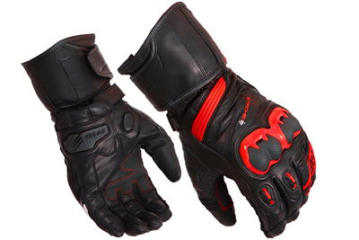 Sweep Carbon sporthandske, svart/vit/röd, 10/L
