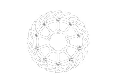 BRAKE DISC FLAME FRONT