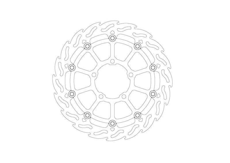 BRAKE DISC FLAME FRONT