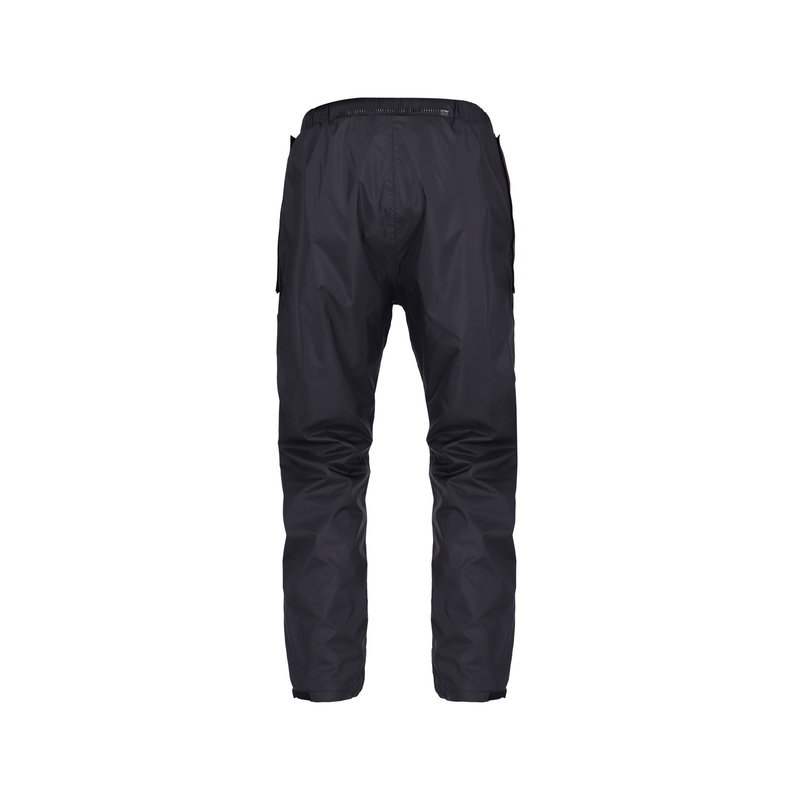 SIDE-ZIP RAIN TROUSERS black L