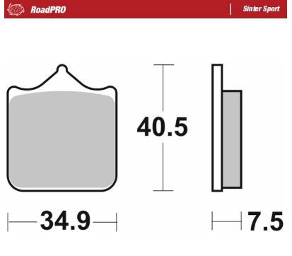 BRAKE PAD SINTER SPORT REAR