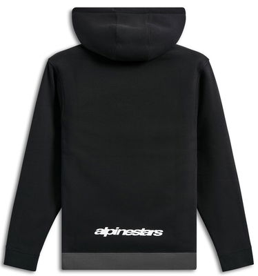 HOODIE PO PARALLEL BLACK/GUNME