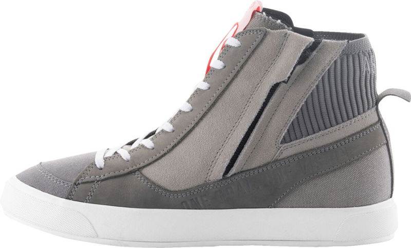SHOE STATED GRY/RD/WHT 8
