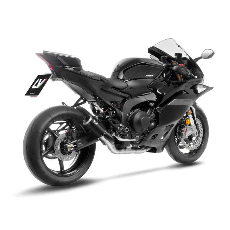 EXHAUST LV-CORSA 3/1 YAM R9 BK