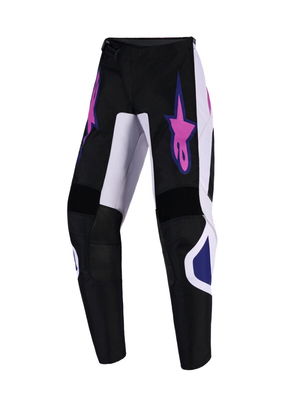 PANT YTH FLUID GRID BLK/GY/PU