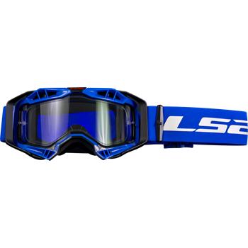 GOGGLE LS2 AURA ENDURO SERIES KLAR LINS Onesize Blå