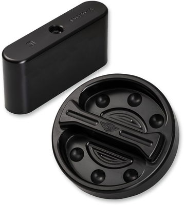 CAP FUEL PAK MOUNT BLK